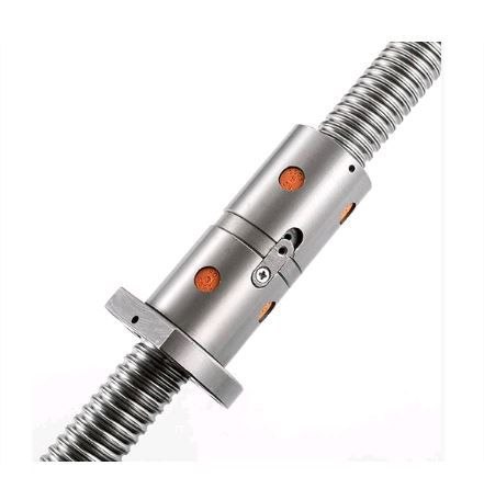 مهره بالسکرو دوبل 20 گام 5 ballscrew اچ کیو ام HQM مدل DFU-20-05-T4 (پیچ و مهره cnc سی ان سی) (اورجینال وارداتی)