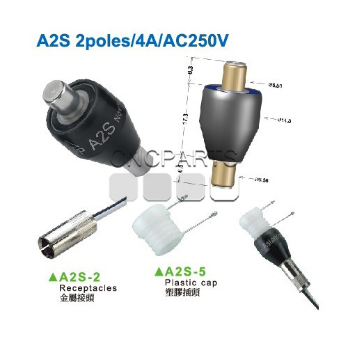 پک کامل اسلیپ رینگ 2 پل (روتاری کانکتور) Rotary Connector Asiantool ایشین تول مدل A2S/A2S-2/A2S-5 ساخت تایوان
