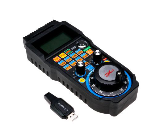 هندویل cnc سی ان سی handwheel مچ تری mach3 چهار محور 4 axis بی سیم wireless مدل WHB04B-4